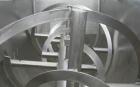 Used Double spiral ribbon blender, 267 cubic feet working capacity, 304 stainless steel. Non-jacketed trough 60