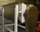 Used Ribbon Blender, 25 Cubic Feet, Stainless Steel. Non-jacketed trough 29
