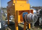 Used Montana Single Ribbon Blender, 50 Cubic Feet, Stainless Steel. Non-jacketed trough approximate 58