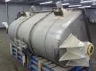 Used- Stainless Steel Custom Double Spiral Ribbon Blender, 55 Cubic Feet Working