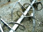 Used- Stainless Steel Double Spiral Ribbon Agitator For 55 Cubic Foot Blender