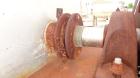 Used Double Spiral Ribbon Blender, 80 Cubic Feet Working Capacity, 304 Stainless Steel. Non-jacketed trough 36