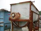 Used Double Spiral Ribbon Blender, 80 Cubic Feet Working Capacity, 304 Stainless Steel. Non-jacketed trough 36