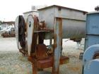 Used Double Spiral Ribbon Blender, 80 Cubic Feet Working Capacity, 304 Stainless Steel. Non-jacketed trough 36
