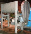 Used Ribbon Blender, 64 Cubic Feet Working Capacity, 304 Stainless Steel. Non-jacketed trough 36