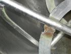 Used Ribbon Blender, 64 Cubic Feet Working Capacity, 304 Stainless Steel. Non-jacketed trough 36