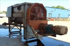 Used: Carbon Steel Double Spiral Ribbon Blender, Approximately 100 Cubic Feet Wo