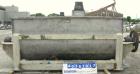 Used O'Hara double spiral ribbon blender, 200 cubic feet, model 200CU, 304 stainless steel. Non-jacketed trough approximately 54