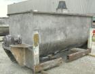 Used O'Hara Double Spiral Ribbon Blender, 200 cubic feet, model RB200, 304 stainless steel. Non-jacketed trough approximately 54