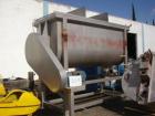 USED: OHI 240 cubic foot double ribbon blender. 48