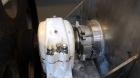 Used Mueller Double Spiral Ribbon Blender, 220 cubic feet working capacity, 304 stainless steel.  304 Stainless steel non-code dimple jacketed trough 60