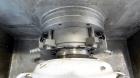 Used Mueller Double Spiral Ribbon Blender, 220 cubic feet working capacity, 304 stainless steel.  304 Stainless steel non-code dimple jacketed trough 60