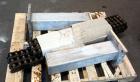 Used Mueller Double Spiral Ribbon Blender, 220 cubic feet working capacity, 304 stainless steel.  304 Stainless steel non-code dimple jacketed trough 60