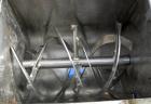 USED: Paul O Abbe double spiral ribbon blender, 1.18 cubic feet working capacity, 304 stainless steel. Non-jacketed trough 12