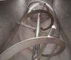 Used Stainless Steel Phlauer/A & J Mixing Heavy Duty Double Spiral Ribbon Blender, Model AJDR4010, 100 cubic feet working capacity