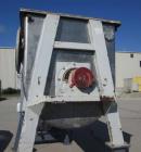 Used Pillsbury Company Double Spiral Ribbon Blender. Approximate 128 cubic feet. 304 stainless steel. Non-jacketed trough approximately 123-1/2