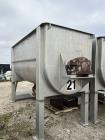 Used- 316 Stainless Steel Double Spiral Ribbon Blender. Approximate 270 Cubic Foot working capacity. Non-Jacketed trough app...