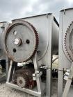 Used 316 Stainless Steel Double Spiral Ribbon Blender. Approximate 270 Cubic Foot working capacity. Non-Jacketed trough approximately 144