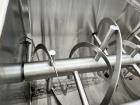 Used 316 Stainless Steel Double Spiral Ribbon Blender. Approximate 270 Cubic Foot working capacity. Non-Jacketed trough approximately 144