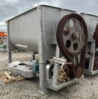 Used 316 Stainless Steel Double Spiral Ribbon Blender. Approximate 270 Cubic Foot working capacity. Non-Jacketed trough approximately 144