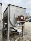 Used 316 Stainless Steel Double Spiral Ribbon Blender. Approximate 270 Cubic Foot working capacity. Non-Jacketed trough approximately 144