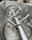 Used 316 Stainless Steel Double Spiral Ribbon Blender. Approximate 270 Cubic Foot working capacity. Non-Jacketed trough approximately 144