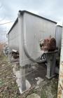 Used 316 Stainless Steel Double Spiral Ribbon Blender. Approximate 270 Cubic Foot working capacity. Non-Jacketed trough approximately 144