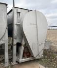 Used 316 Stainless Steel Double Spiral Ribbon Blender. Approximate 270 Cubic Foot working capacity. Non-Jacketed trough approximately 144
