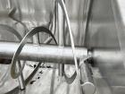 Used 316 Stainless Steel Double Spiral Ribbon Blender. Approximate 270 Cubic Foot working capacity. Non-Jacketed trough approximately 144