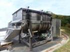Used Stainless Steel Rietz Twin Shaft Ribbon Blender, Model RS40-K-3410, 250 cubic feet