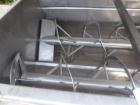 Used Stainless Steel Rietz Twin Shaft Ribbon Blender, Model RS40-K-3410, 250 cubic feet