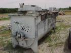 Used-110 Cubic Foot Robinson Double Ribbon Carbon Steel Mixer. 15 psi jacket around 43 1/2