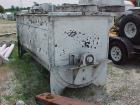 Used-110 Cubic Foot Robinson Double Ribbon Carbon Steel Mixer. 15 psi jacket around 43 1/2" wide x 10' long x 4' deep mixing...