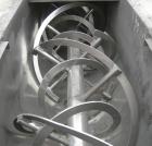Used Robinson Double Spiral Ribbon Blender, Size 7, 44 Cubic Feet Working Capacity, Carbon Steel. Jacketed trough 30