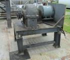 Used- Ribbon Blender, Approximately 150 Cubic Foot Stainless Steel. Trough has a carbon steel jacket rated 75 PSI at 320 deg...