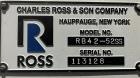 Used Ross 52 Cu Ft Stainless Steel Ribbon Blender – Model RB42-52SS