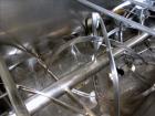 Used- Ross Ribbon Blender, Approximate 100 Cubic Feet, 304 Stainless Steel.