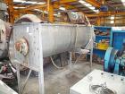 Used- Rouselle 800 ribbon mixer, stainless steel, 28.3 cubic feet (800 liters) working capacity, 38.9 (1100 liters) total vo...