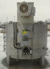 Used Ruberg Vertical Single Shaft Mixer, 88.3 cubic feet (25-2500 liter), model VM2500, 316L stainless steel. Non-jacketed chamber approximately 74