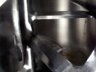 Used Ruberg Vertical Single Shaft Mixer, 88.3 cubic feet (25-2500 liter), model VM2500, 316L stainless steel. Non-jacketed chamber approximately 74