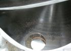 Used Ruberg Vertical Single Shaft Mixer, 88.3 cubic feet (25-2500 liter), model VM2500, 316L stainless steel. Non-jacketed chamber approximately 74