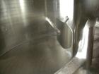 Used Ruberg Vertical Single Shaft Mixer, 88.3 cubic feet (25-2500 liter), model VM2500, 316L stainless steel. Non-jacketed chamber approximately 74