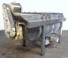 Used S. Howes Sanimix Double Spiral Ribbon Blender, Model S-366, 47.8 Cubic Feet Working Capacity, 304 Stainless Steel.  Non-jacketed trough 36