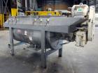 Used S. Howes Sanimix Double Spiral Ribbon Blender, Model S-366, 47.8 Cubic Feet Working Capacity, 304 Stainless Steel.  Non-jacketed trough 36