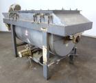 Used S. Howes Sanimix Double Spiral Ribbon Blender, Model S-366, 47.8 Cubic Feet Working Capacity, 304 Stainless Steel.  Non-jacketed trough 36