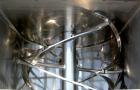 Used S Howes Double Spiral Ribbon Blender, Model S488, 113 Cubic Feet Working Capacity, 304 Stainless Steel. Non-jacketed trough 48