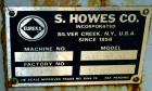 Used S. Howes Ribbon Blender, Approximate 1700 Total Cubic Feet, Stainless Steel. Enclosed horizontal tank approximate 120