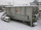 USED: Scott ribbon blender, model GHM5410, 156 cubic feet, 304 stainless steel. Non-jacketed trough 54