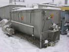 USED: Scott ribbon blender, model GHM5410, 156 cubic feet, 304 stainless steel. Non-jacketed trough 54