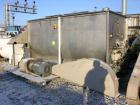 Used Scott Equipment Ribbon Blender, Model GHMA6613, 300 Cubic Feet, 304 Stainless Steel. Non-jacketed trough 66